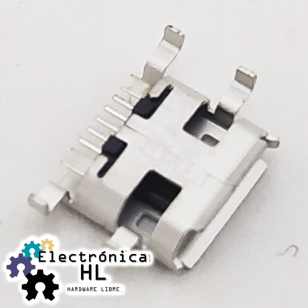 Conector USB Jack USB-B Micro 2 Pines para Chasis Horizontal 700-202, micro  usb b, usb b, periferico computadora puerto universal serial bus energia  semiconductor refacciones electronicas componentes electronicos todo en  electronica tienda