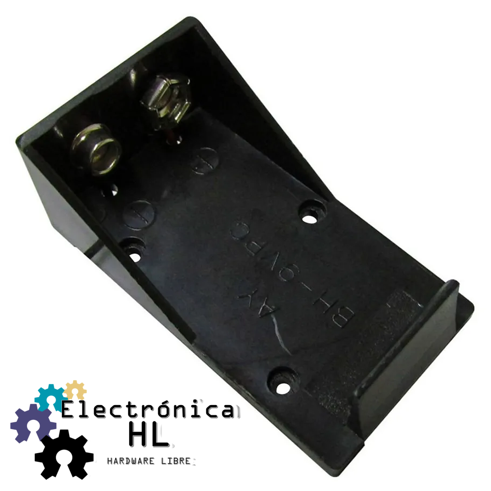 Porta pilas Pila 9V. - aelectronics