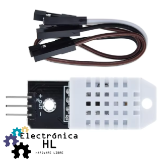 SENSOR DE TEMPERATURA Y HUMEDAD DHT22 EN MODULO