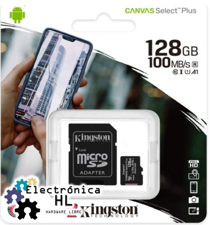 MEMORIA MICRO SD 128 GB KINGSTON