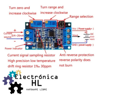 MODULO CONVERTIDOR DE CORRIENT A VOLTAJE - Image 2