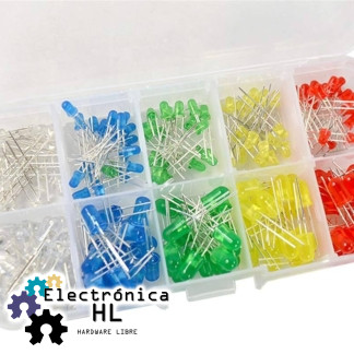 KIT 200 LEDS 5MM Y 3MM