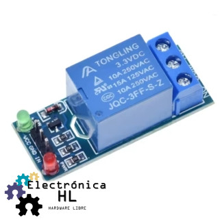 MODULO RELEVADOR 1 CANAL 3.3V