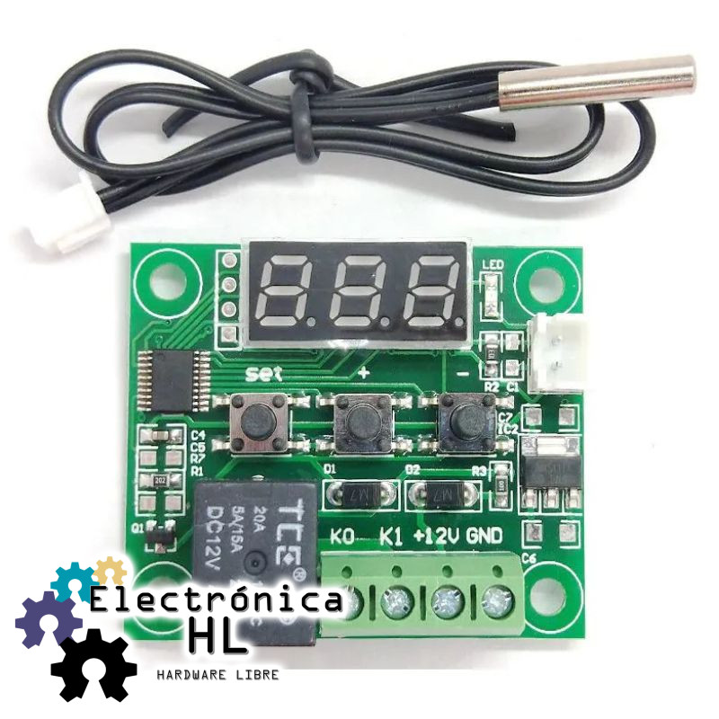 CONTROL DE TEMPERATURA W1209