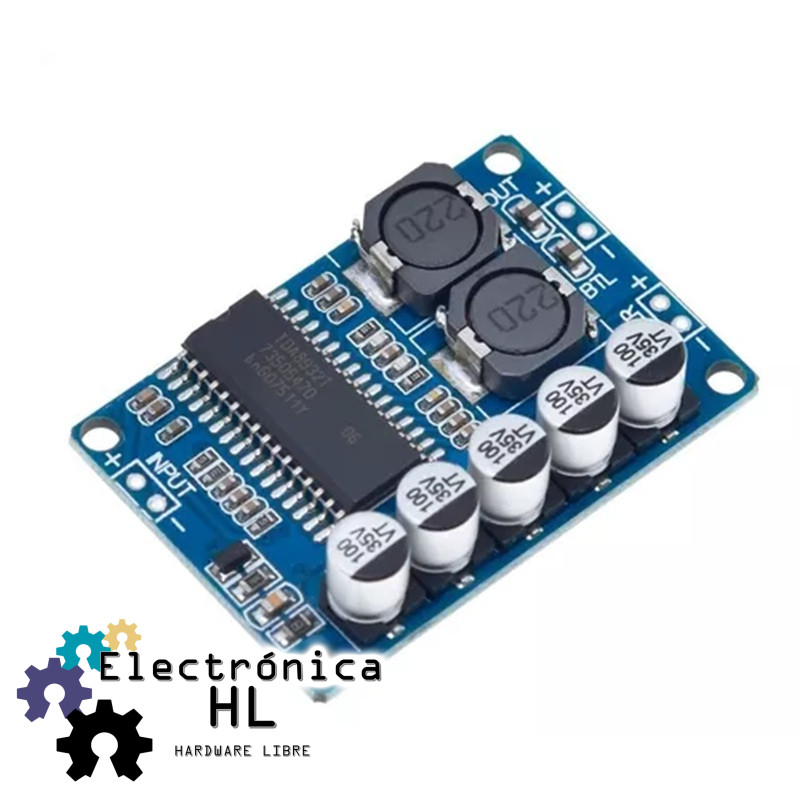 MODULO AMPLIFICADOR DE AUDIO MONO TDA8932, 1X35W, 1-30V