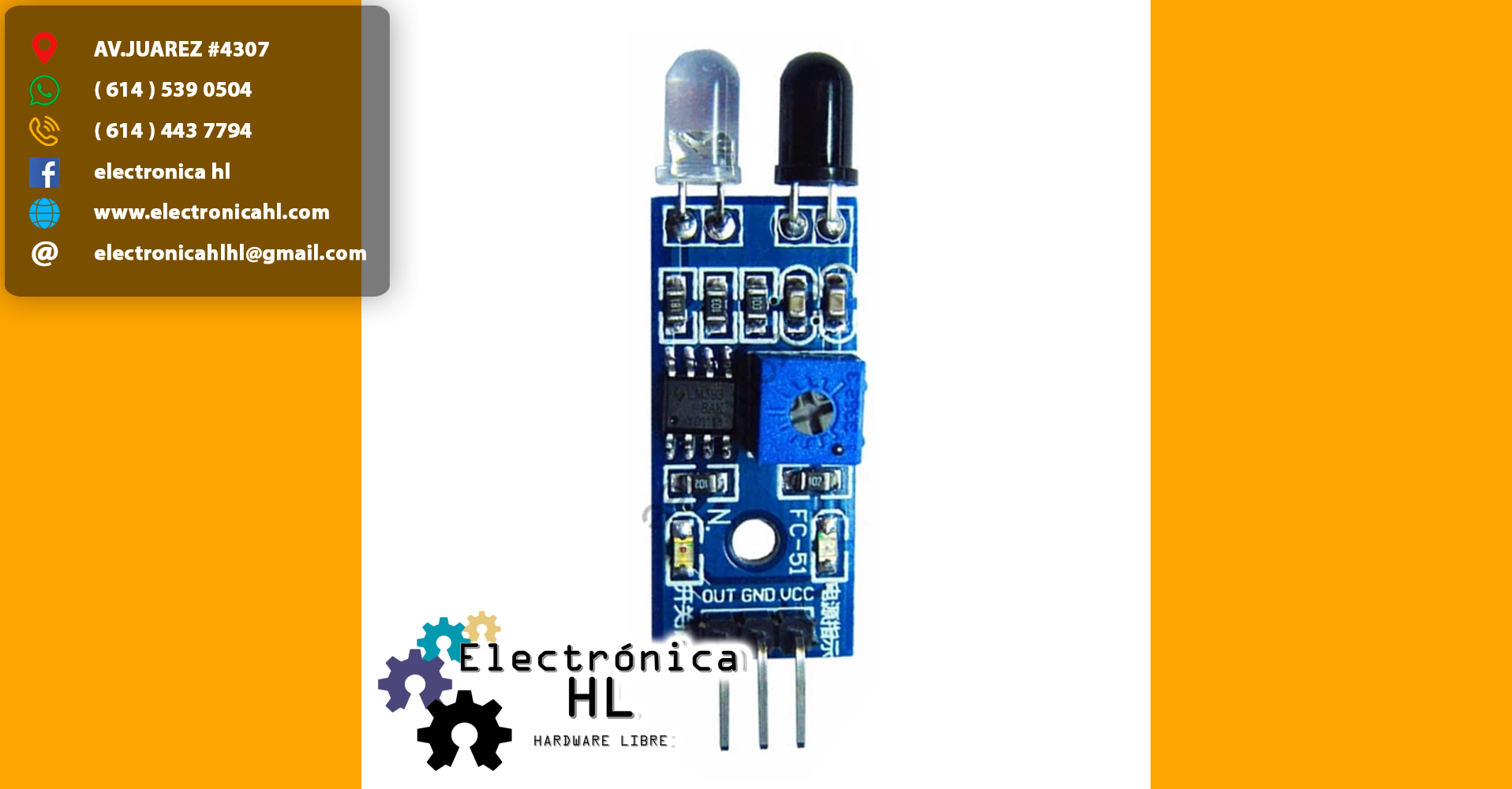 Modulo Sensor Infrarrojo Fc 51 Electronica Hl 5523